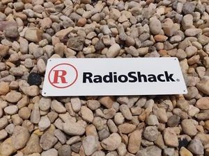 Radio Shack Classic 80s  METAL SIGN 4x12 50122 - Picture 1 of 1