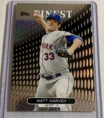 Topps Finest #76 2013 - Matt Harvey Refractor SP. 2º año. Foto 1 de 2