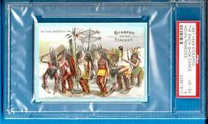 1887 H649 Kickapoo Indian Remedies - The Snow Shoe Dance PSA 4 - Picture 1 of 2
