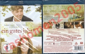 Blu-ray A GOOD YEAR Russell Crowe Marion Cotillard Ridley Scott Region B/2 NEW - Picture 1 of 1