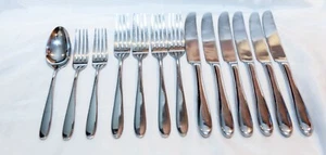 12 Pieces ONEIDA Stainless Steel Flatware 18/10 LOT Of Forks and Knives  - Picture 1 of 12