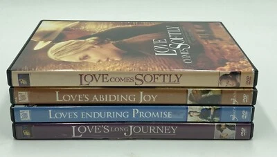 Love Comes Softly 4DVD Lot Long Journey Enduring Promise Abiding Joy Janet Oke Foto 1 de 4