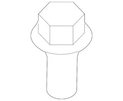 OEM NEW Ford 2008-2016 F-250/ F-350 Super Duty Stabilizer Bar Bolt -N605920-S439 - Image 1 of 2