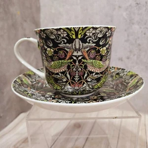Tazza e piattino Abbeydale Collection William Morris Fragola Ladro - Foto 1 di 15