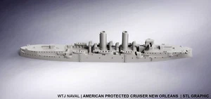 1:1800 USS New Orleans - Picture 1 of 1