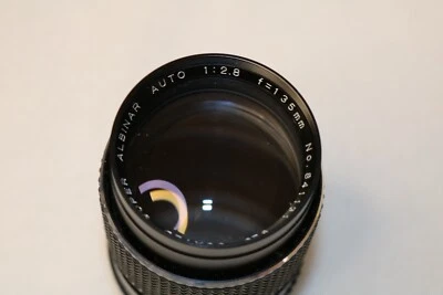 Albinar 135mm F2.8 Manual Focus for Minolta MD NEEDS INTERNAL CLEANING - Image 1 of 4