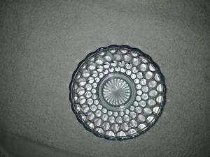 1 (uno) platillo de vidrio Anchor Hocking azul burbuja depresión solo usado en excelente estado - Imagen 1 de 1