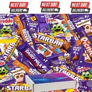 Cadbury Assorted Chocolates Starbar, Dairy Milk, Freddo, Fudge, Wispa Treat - Picture 1 of 4