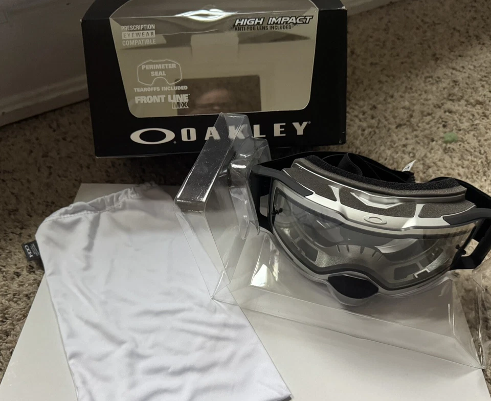 Gafas Oakley Frontline High Impact MX Troy Lee Designs TLD CAJA ABIERTA NEE Foto 1 de 4