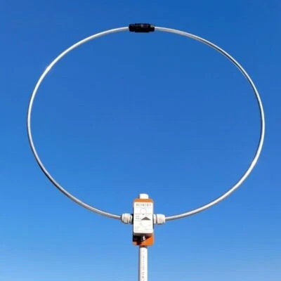 DESHIBO WV-601 0-999MHz Receiving Wideband Passive Loop Antenna Aluminum Ring - Bild 1 von 3