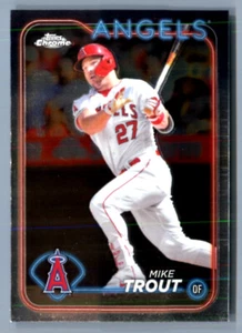 2024 Topps Chrome MIKE TROUT BASE #200 Los Angeles Angels - Picture 1 of 1