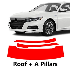 Roof+A Pillars PreCut Paint Protection Film For HONDA ACCORD EX 2018-2022 - Picture 1 of 6