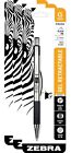 Zebra Pen G-301 3pcs- Retractable Gel Ink Pens Stainless Steel Barrel Med. Point