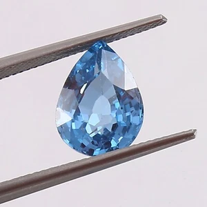 8x6 MM AAA Natural Impecable Azul Brasileño Aguamarina Suelto Pera Piedras Preciosas Corte - Imagen 1 de 6