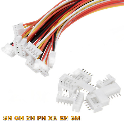 ✅ Micro JST Mini Stecker 15cm Kabel 1.0 1.25 2.0  2.5 Mm 2 - 12 Pin SH ZH PH XH • 6.59€