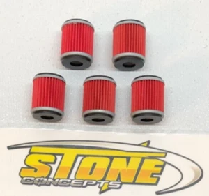 Yamaha Oil Filters 141 YFZ450 2004 2005 2006 Qty (5) WR250F WR450F YZ250F YZ450F - Picture 1 of 5