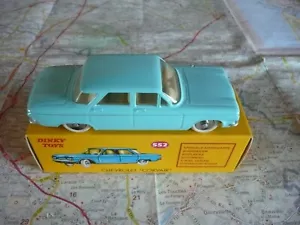 CHEVROLET Corvair Bleue DINKY-TOYS ATLAS réf 552 1/43 en boite - Imagen 1 de 2
