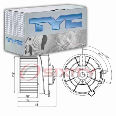 Motor soplador de aire acondicionado delantero TYC para Nissan Sentra 2007-2012 calefacción aire para Foto 1 de 4