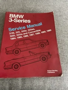 BMW 3 Series Service Manual (E30 1984 to 1990) by Robert Bentley, Paperback - Picture 1 of 9