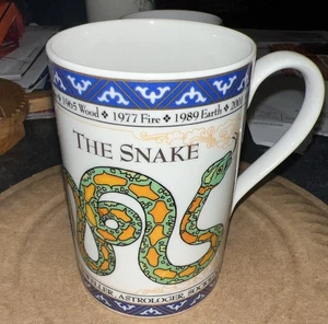 RARE Dunoon Chinese Astrology Year THE SNAKE Mug Tasse Made in Scotland Vintage - Bild 1 von 11