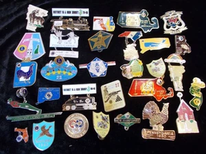 Lions Club Collectible Pin Lot of 30 North Eastern States PA.- VT- RI- NH & More - Picture 1 of 11
