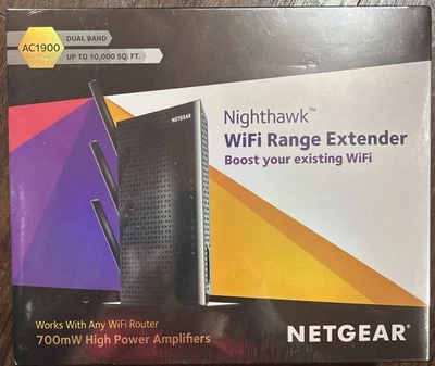 Netgear Nighthawk WiFi Range Extender AC1900 EX7000 NEW (SEALED) - Image 1 of 2