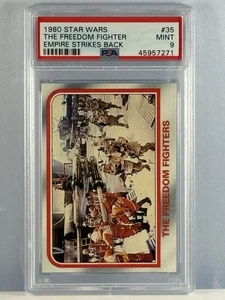 1980 Topps The Empire Strikes Back Card #35 The Freedom Fighters PSA 9 MINT - Picture 1 of 2