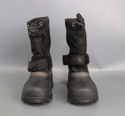 Bota Kamik Waterbug5 Niño - Negra/Carbón Impermeable 600 Denier Nylon - Talla 8 Foto 1 de 4