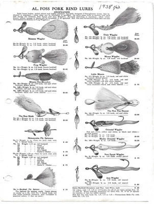 1938? Hoja de publicidad Al Foss Foto 1 de 4