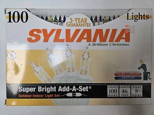 Sylvania 100 Super Bright Multi-color lights - New - Picture 1 of 4