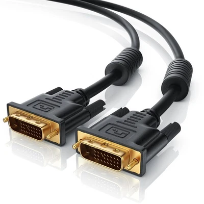 CSL Premium 3,0m High Speed DVI zu DVI Kabel Dual L 24+1 Auflösung bis 2560x1600 - Bild 1 von 3