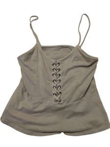 American Eagle Corset Style Top Small Festival Boho Gypsy Lightweight Casual - Picture 1 of 5