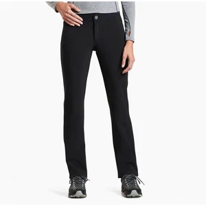Pantaloni softshell Kuhl Frost donna 10 neri neve escursionismo foderati in micropile resistenti  - Foto 1 di 11