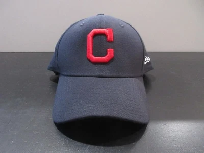 Cleveland Indians Hat Cap Fitted Adult Medium Blue Baseball Logo Guardians Mens - Image 1 of 4