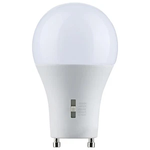 14 Watt A19 LED - Bi Pin GU24 Base - CCT Selectable - 120 Volt - White Finish - - Picture 1 of 6