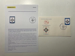 2018 Bollettino Illustrativo + Busta FDC 110° F.C. Internazionale Inter - Picture 1 of 2