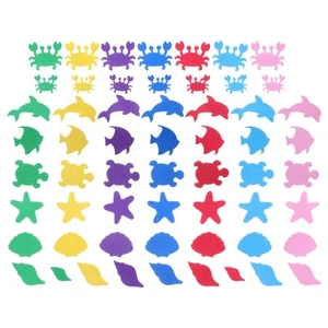 500 Pcs Faux Animaux Marine Patch Enfant Océan Autocollants pour Scrapbooking - Photo 1/12