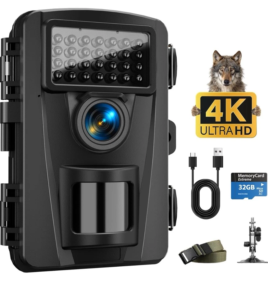 Fototrappola 4K 60MP, - Immagine 1 di 4