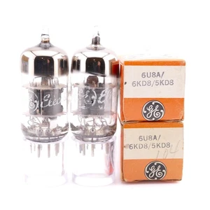 Zwei GE 6U8A Röhren NOS NIB Match Construction GM% 81/102 83/102 AMPLITREX - Bild 1 von 3