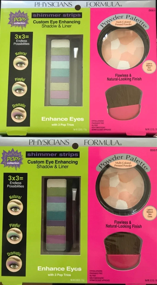 2 Gift Sets Physicians Formula Powder Palette & Shimmer Strips Trio - Image 1 of 2