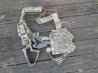 Condor TACTICAL LCS GUN BELT DROP LEG HOLSTER & PANEL SCORPION OCP MULTICAM - Image 1 of 4