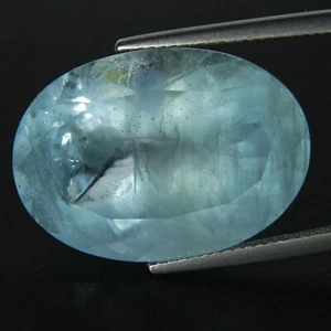 28.42C Genuine Natural Earth Mined Blue Color Unheated Aquamarine Oval Shape VDO - Picture 1 of 2