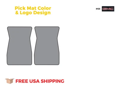 FITS 1974-1976 GMC Sprint Floor Mat 2pc Cutpile - Image 1 of 3