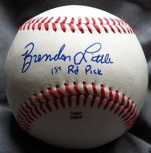 Chicago Cubs Brendon Little 1st Rd Pick Rawlings Minor League Baseball Auto - Picture 1 of 2