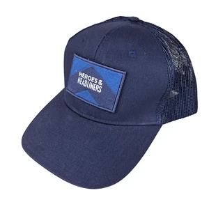 Baseball Cap Walmart HEROES & HEADLINERS Veterans Resources Snapback Blue Hat - Picture 1 of 9