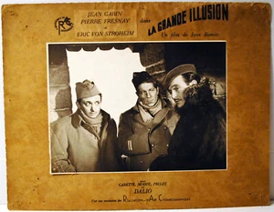 La GRANDE ILLUSION-J.RENOIR -1937- J.GABIN /P.FRESNAY & DALIO -27 X 35 cm - BE - Imagen 1 de 2