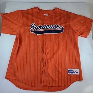 Vintage Majestic Syracuse Orange Mens 2XL Baseball Jersey Made In USA  - Picture 1 of 10