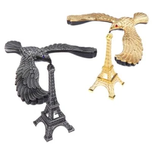 Ornament Eiffel Tower Building Home Office Decor Figurines Gravity Bird - Picture 1 of 16