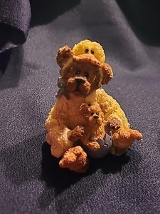 Boyds Bears Figurine 81500 Alouysius Quackenwaddle And Lil Crackles 2000 - Picture 1 of 9