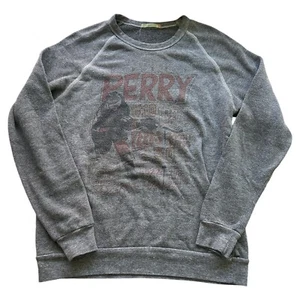 Alternative Earth Hockey Themed Crew Neck Sweatshirt Womens Size M - Picture 1 of 7